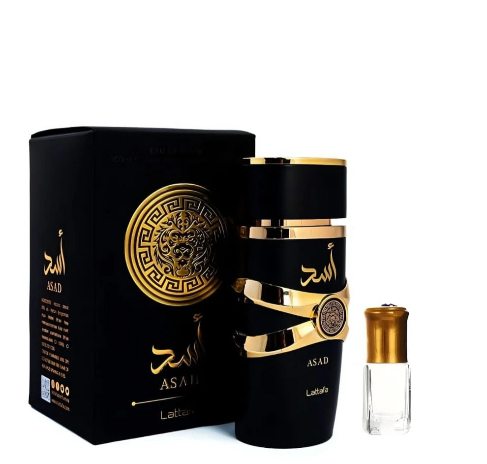 Asad Eau de Parfum - 100ml + Perfume Oil Gift